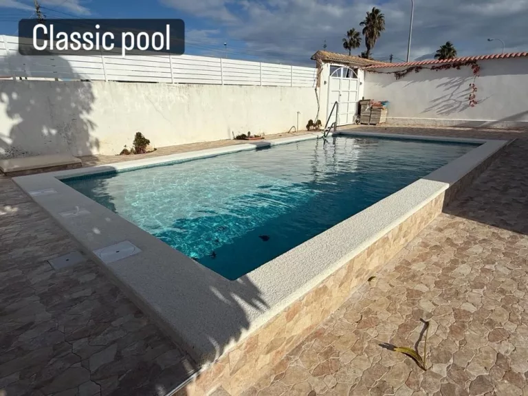 Piscina en El Chaparral, 8×4 m