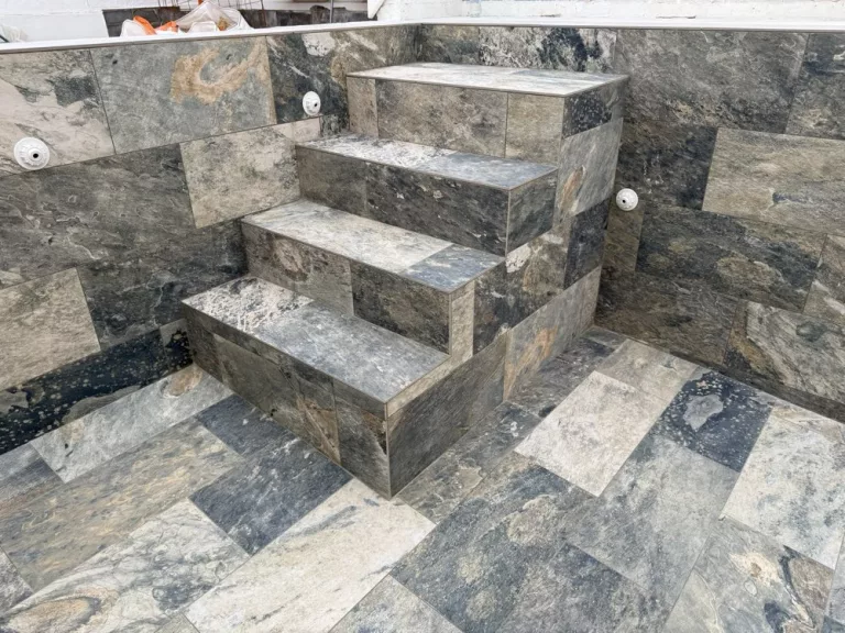 Piscina de cerámica en La Florida, 7×3 m